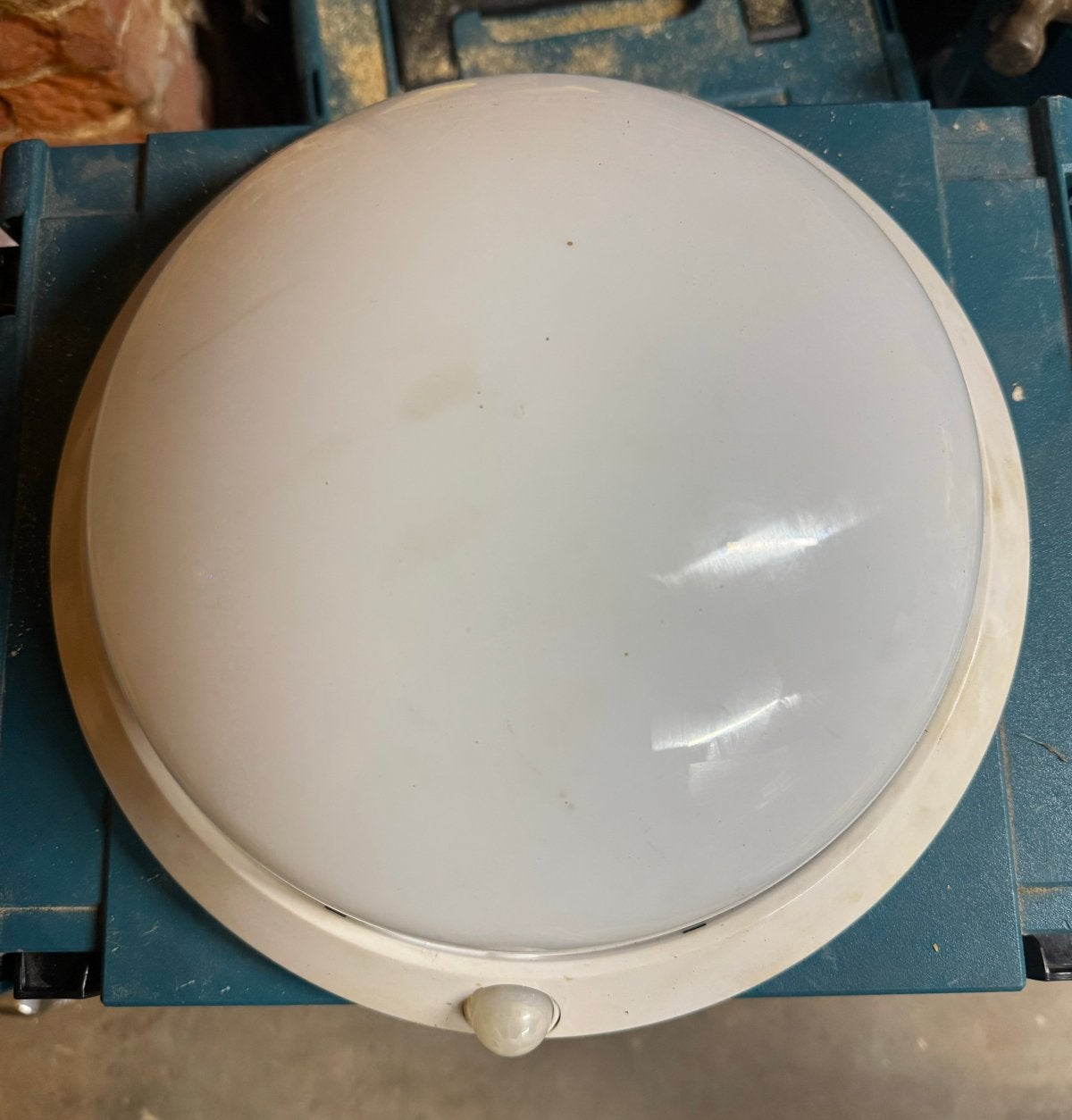 2x Plafondlamp met bewegingssensor, Wit, Gebruikt, Kunststof, Philips