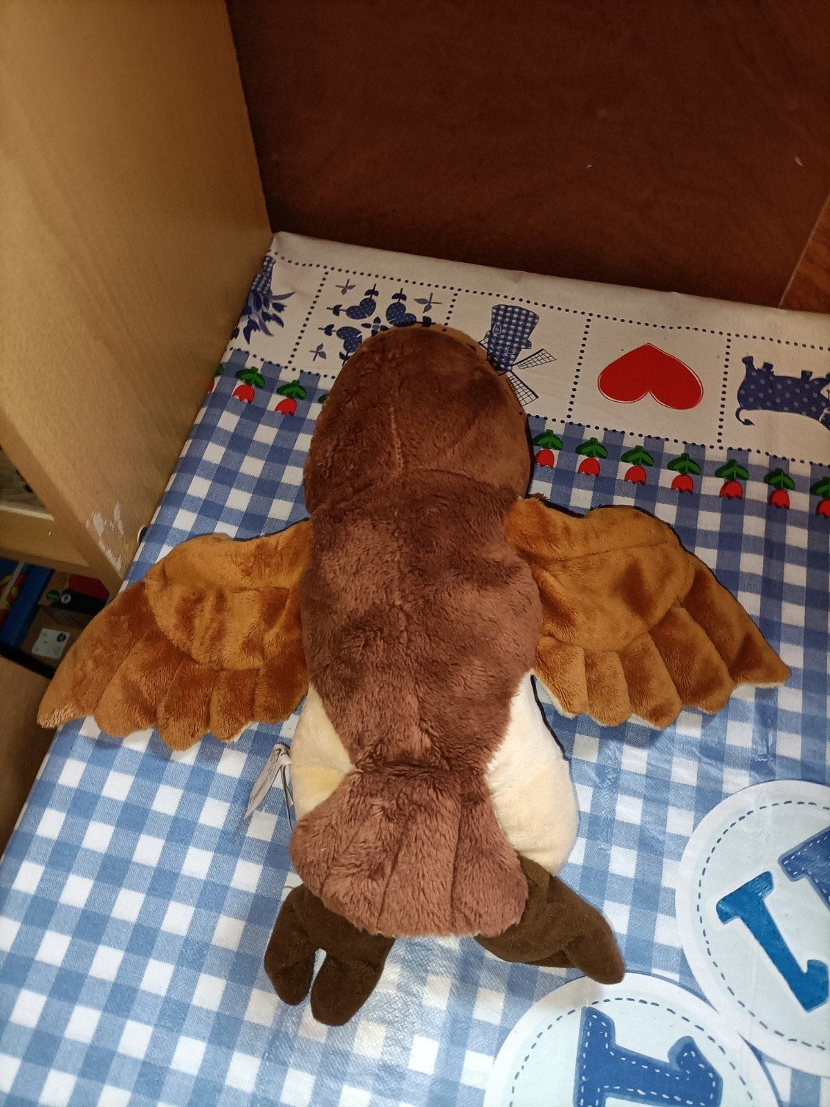 Uil knuffel van Winnie de Poeh Disney Nicotoy 29 cm, Ophalen of Verzenden, Zo goed als nieuw, Overige typen