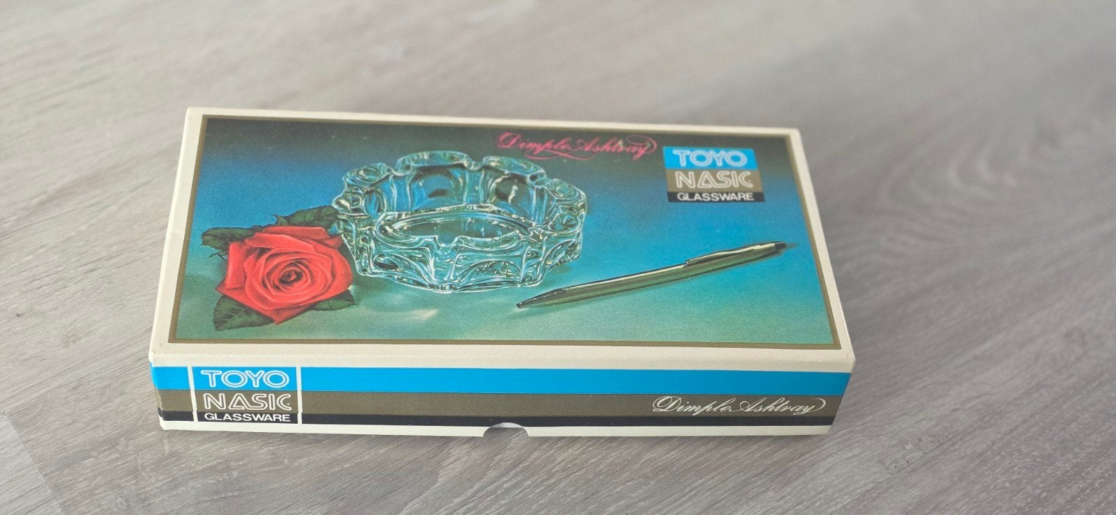 2x glazen asbak - nieuw, Ophalen of Verzenden