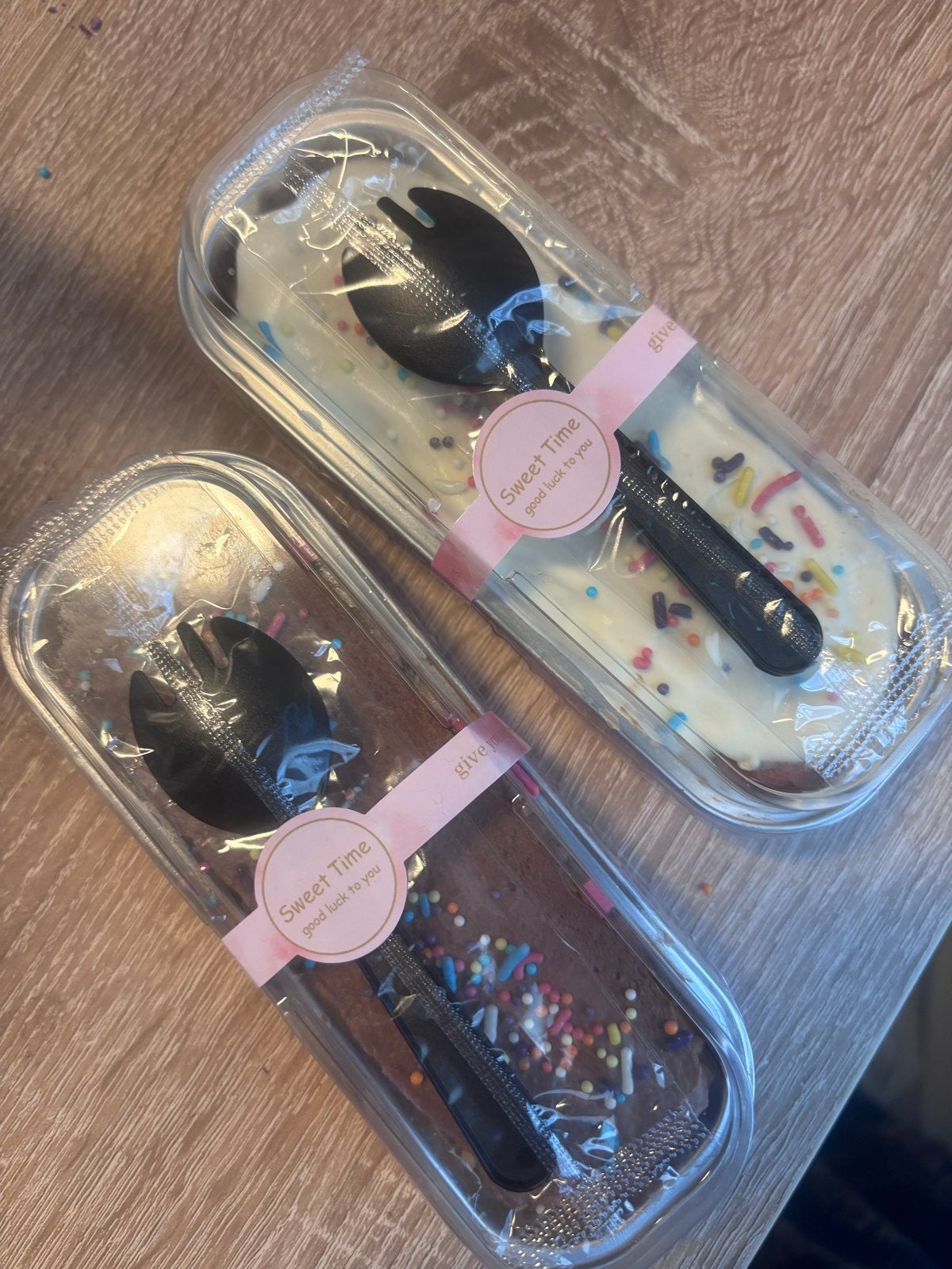 Sweet Time Cakejes met Vorkje, Ophalen, Overige typen, Kunststof, Nieuw