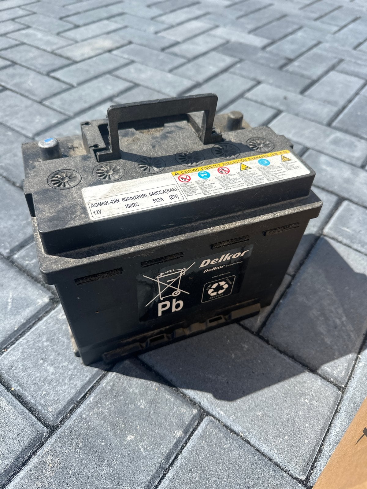 Gebruikte auto accu 60 ah 12v te koop, Ophalen, Gebruikt, Universele onderdelen