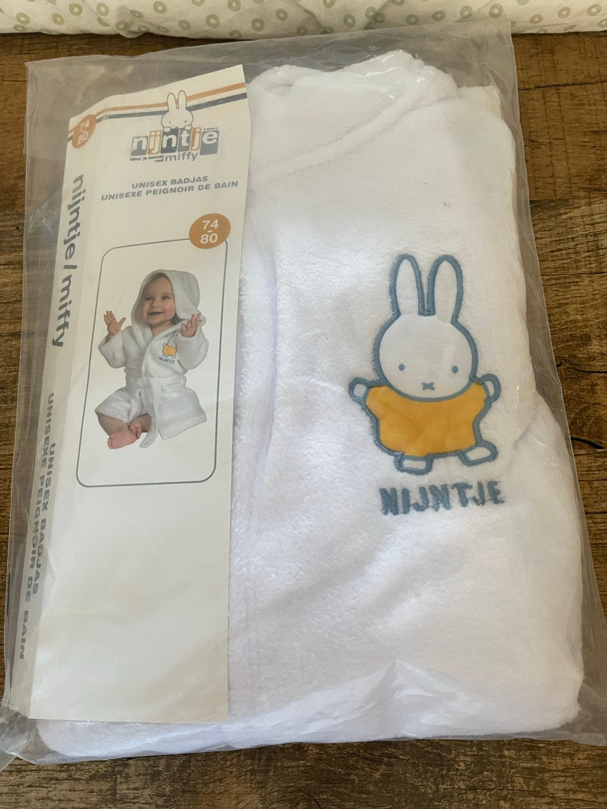 Nijntje Miffy Badjas - Maat 74/80, Ophalen of Verzenden, Nieuw, Jongetje of Meisje, Overige typen