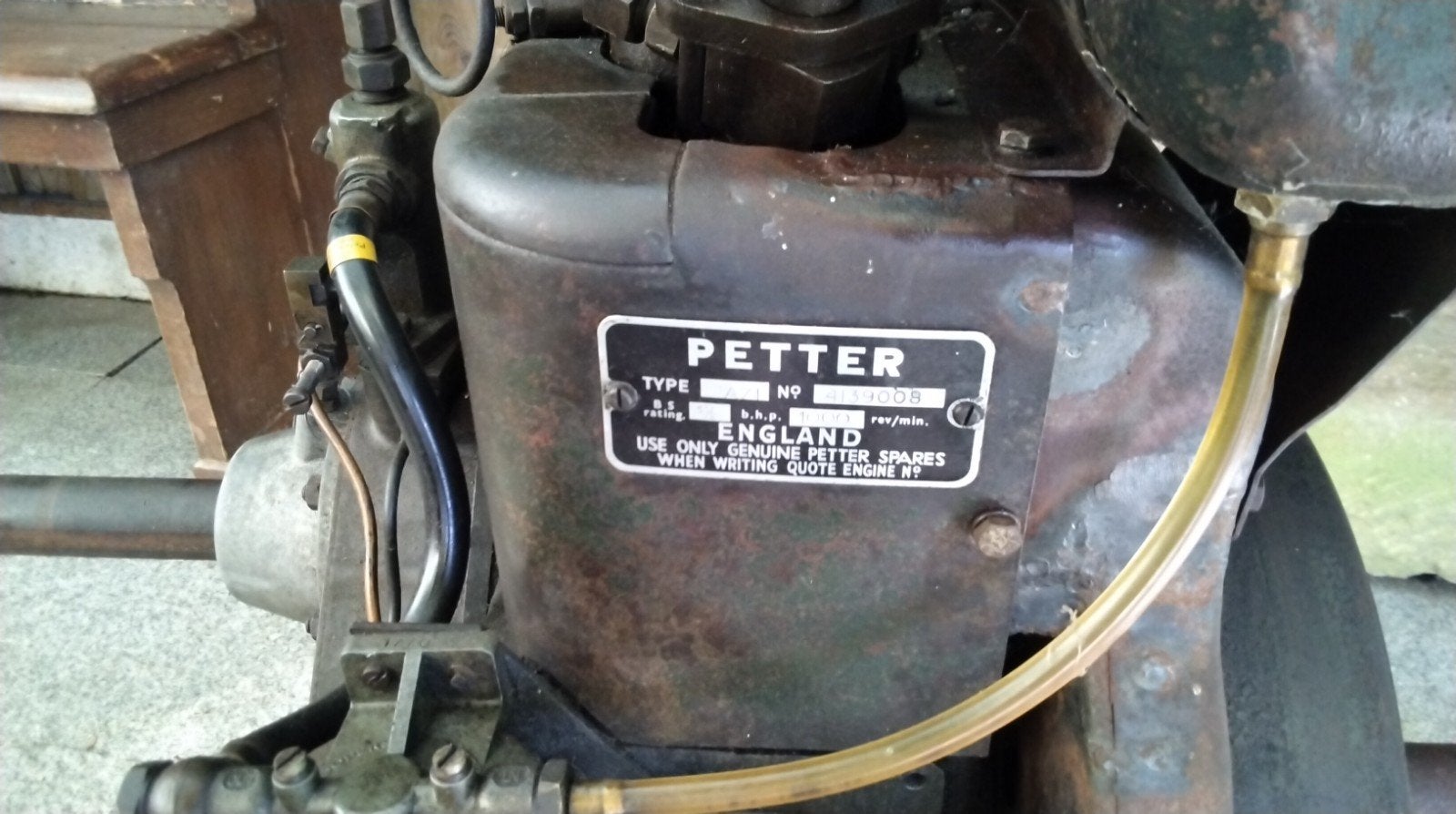 Stationaire motor PETTER Paz1 Dieselmotor, Verzenden