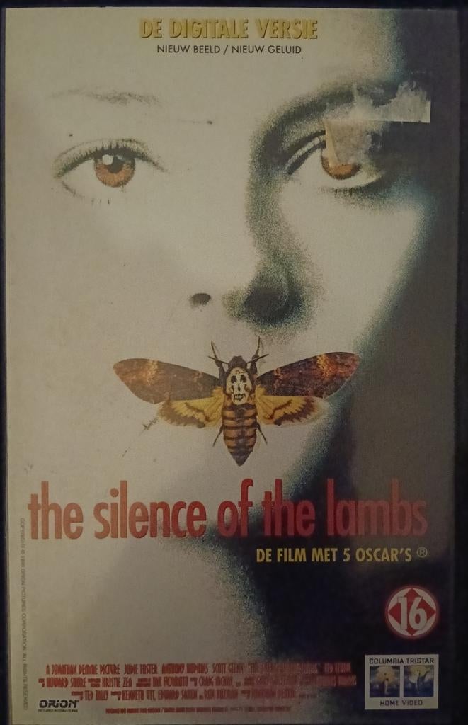 The Silence Of The Lambs vhs, Vanaf 16 jaar, Ophalen of Verzenden, Zo goed als nieuw, Horror