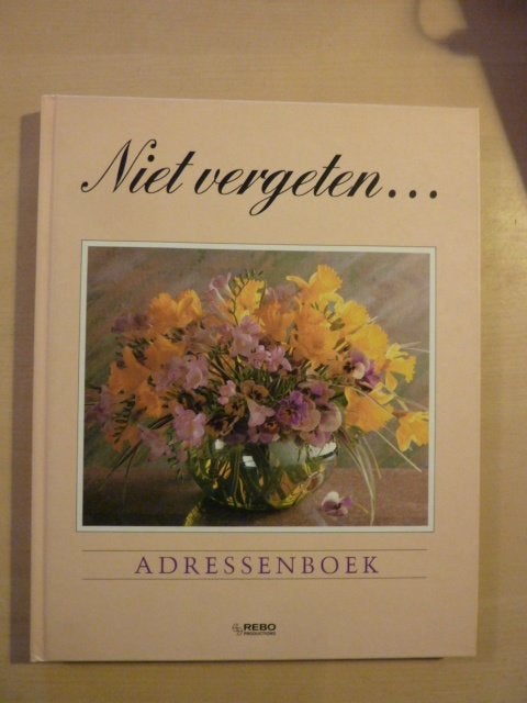 Adressenboek - Niet vergeten, Ophalen of Verzenden, Zo goed als nieuw