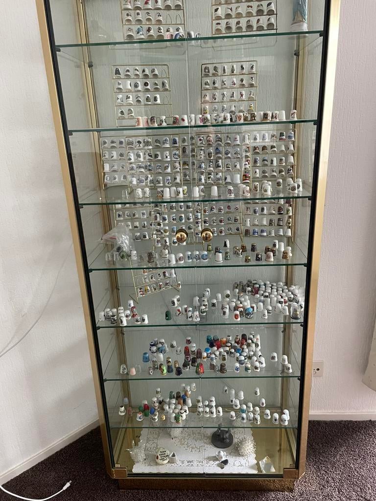 Vitrinekast, Ophalen, Gebruikt, 50 tot 100 cm, Glas