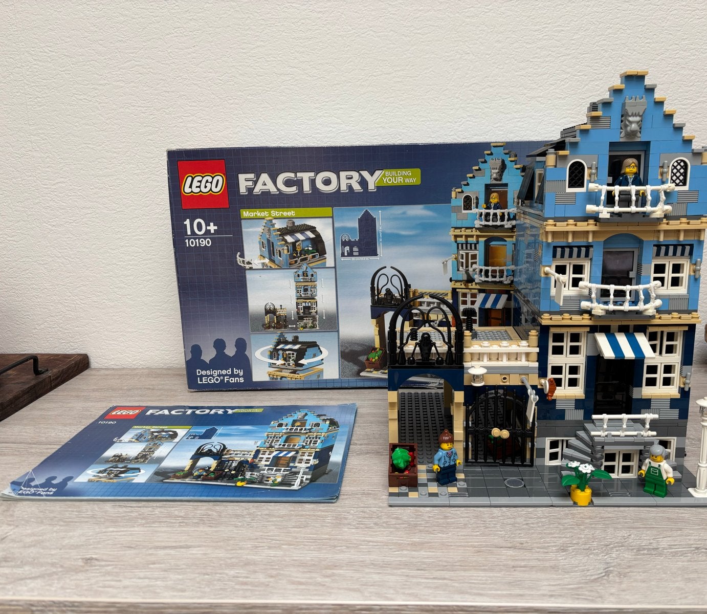 Lego Factory 10190 Market Street - Modulair Gebouw, Gebruikt, Overige thema's, Verzenden, Lego
