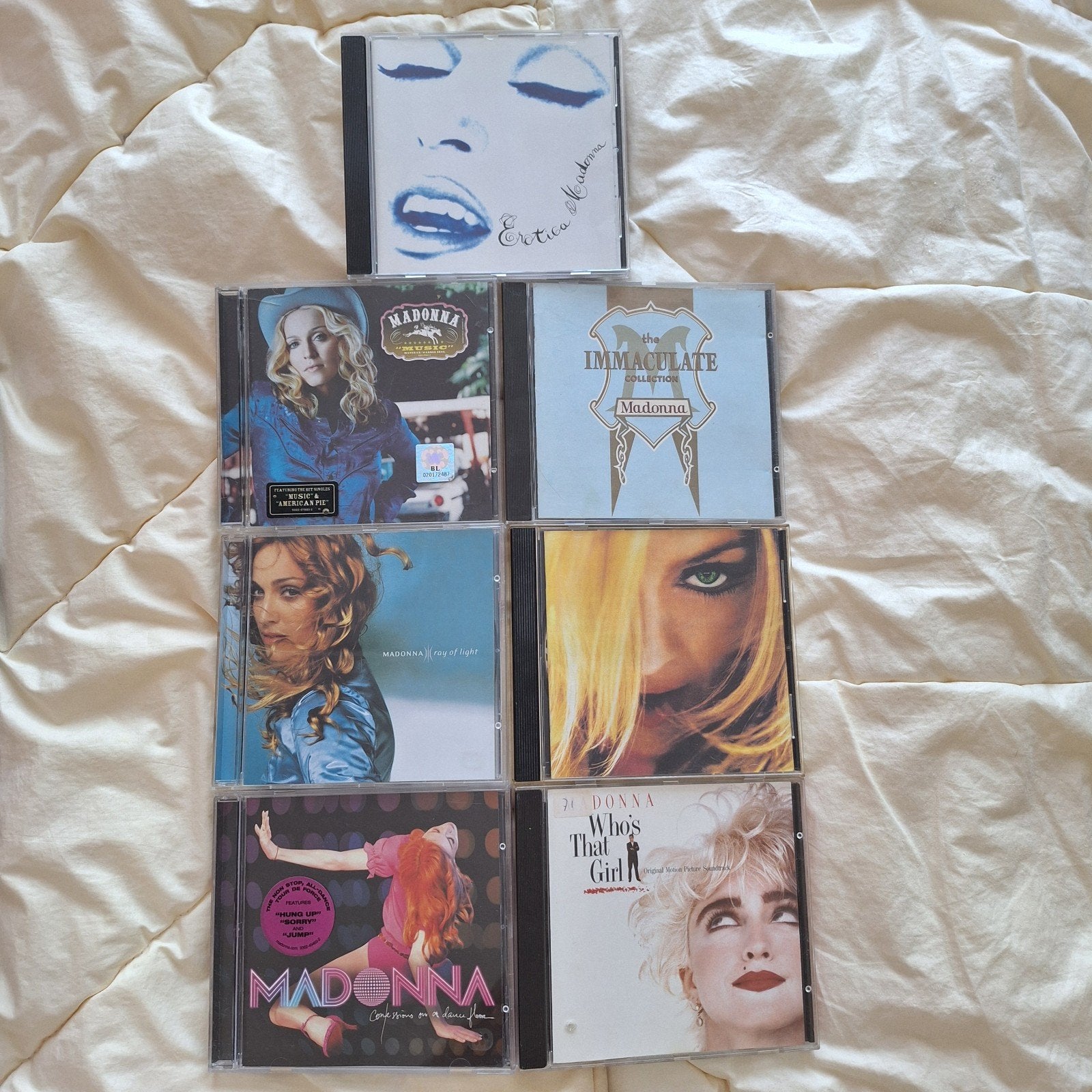 Madonna CD Collectie: 7 Albums, Pop/Rock, Gebruikt, Pop, Ophalen of Verzenden, Inclusief doosje