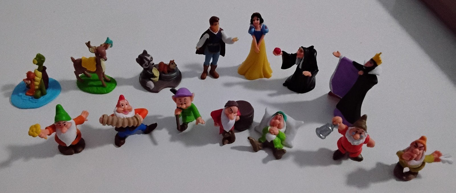 Disney Sneeuwwitje en de 7 Dwergen Figuurtjes Set, Ophalen of Verzenden