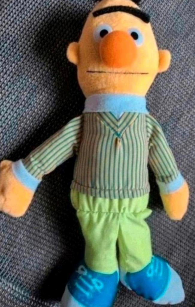 Bert Sesamstraat Knuffel - Leuk en Zacht Speelgoed, Ophalen of Verzenden, Zo goed als nieuw, Overige typen