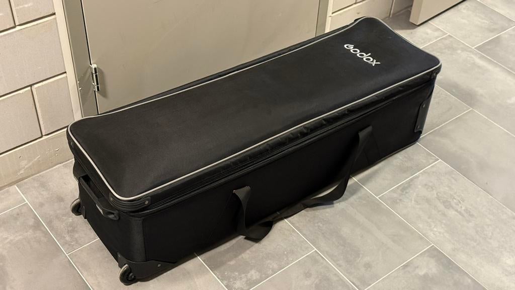 Godox CB-01 Camera Trolley XL met leuke extra’s, Ophalen, Gebruikt, Complete fotostudio