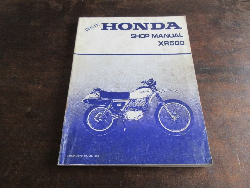 Honda XR500 werkplaatshandboek manaul, Motoren, Ophalen of Verzenden, Honda