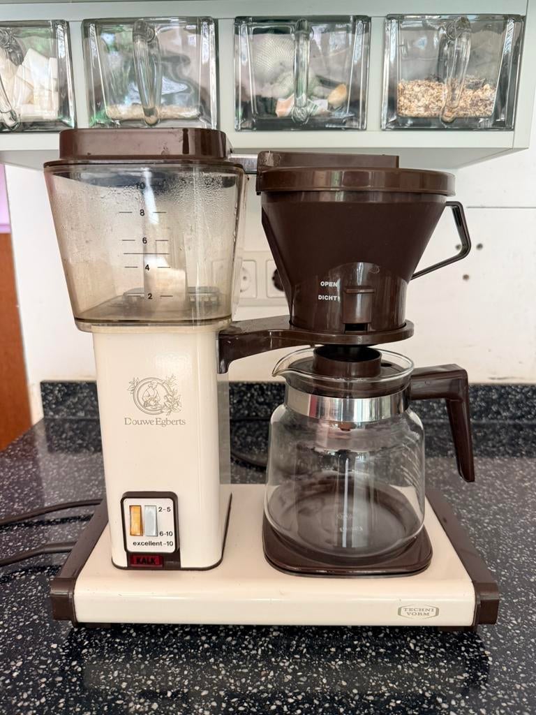 Vintage koffiezetapparaat Technivorm Moccamaster DE Type74, Ophalen, Gebruikt, Koffiemachine, Gemalen koffie