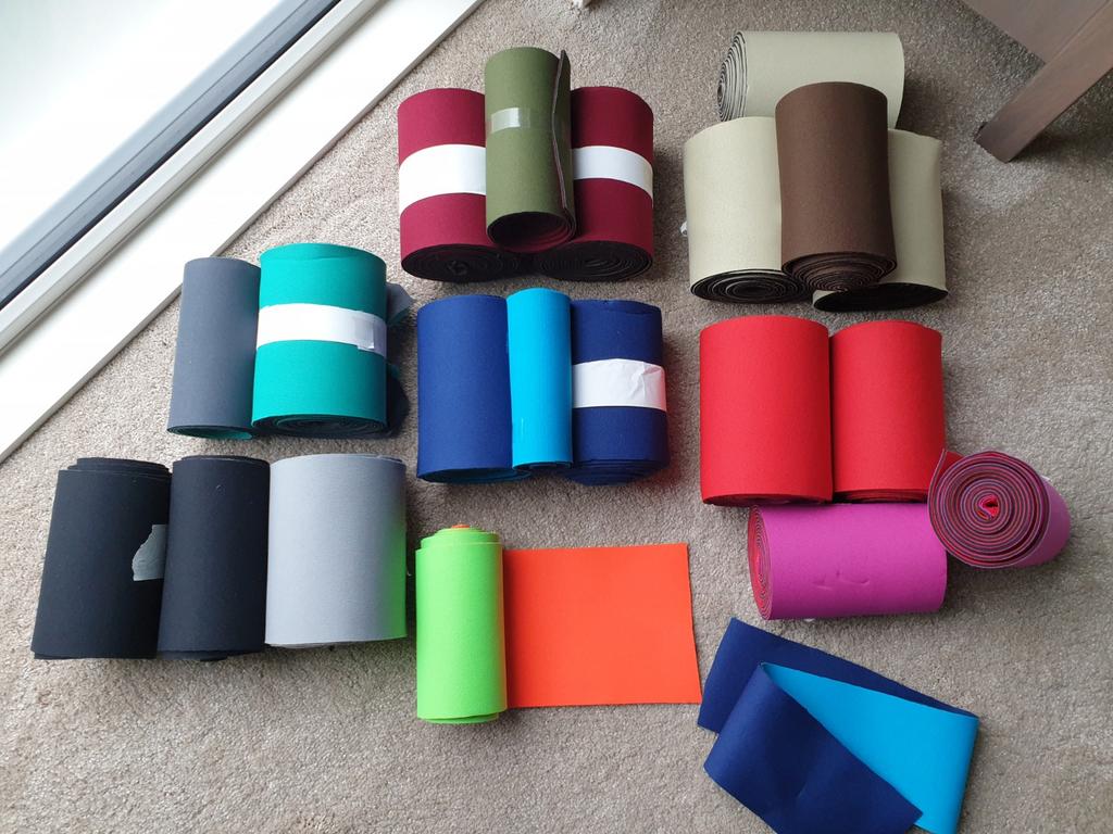 Neoprene/ neopreen, Ophalen, Nieuw