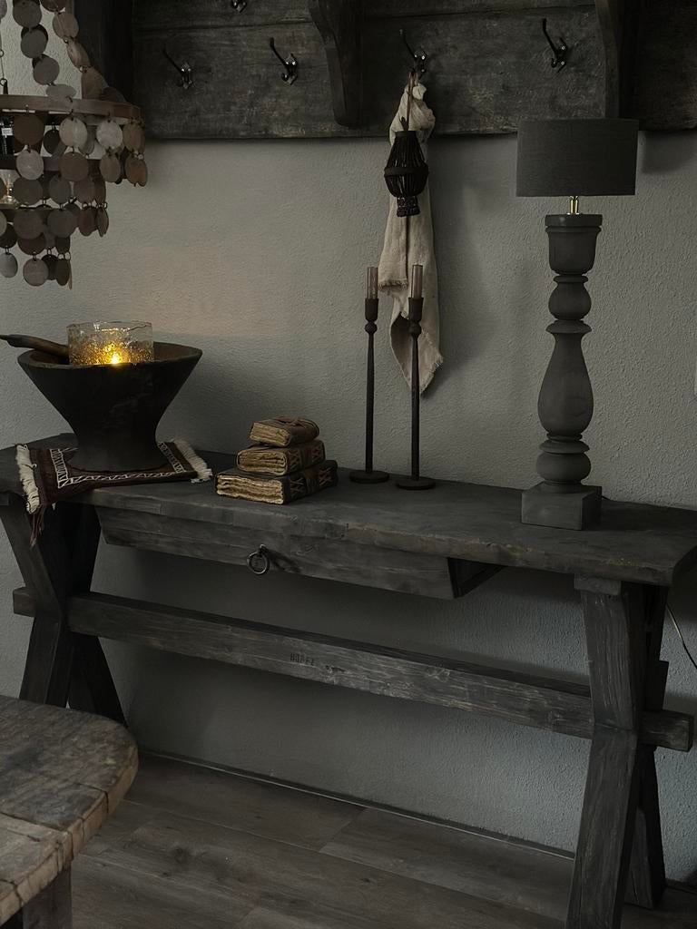 Hoffz sidetable X - poot, Huis en Inrichting, 100 tot 150 cm, Ophalen of Verzenden, Zo goed als nieuw, 25 tot 50 cm