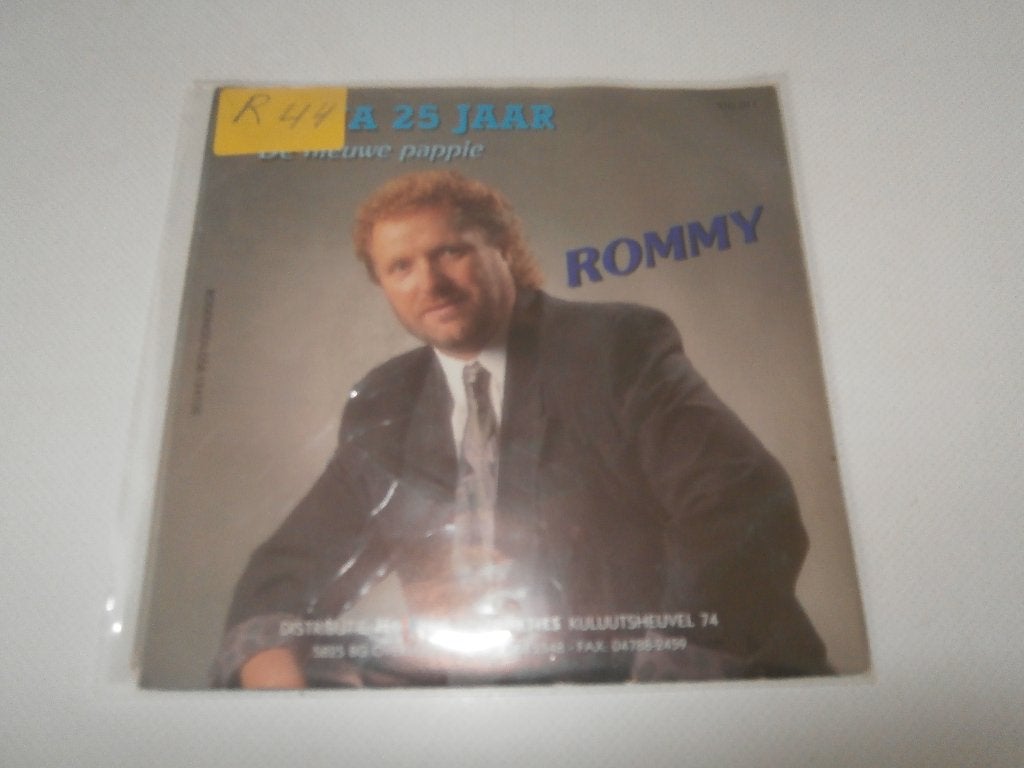 rommy de nieuwe pappie, Cd's en Dvd's, Vinyl | Nederlandstalig, Ophalen of Verzenden, Gebruikt, Overige formaten, Levenslied of Smartlap