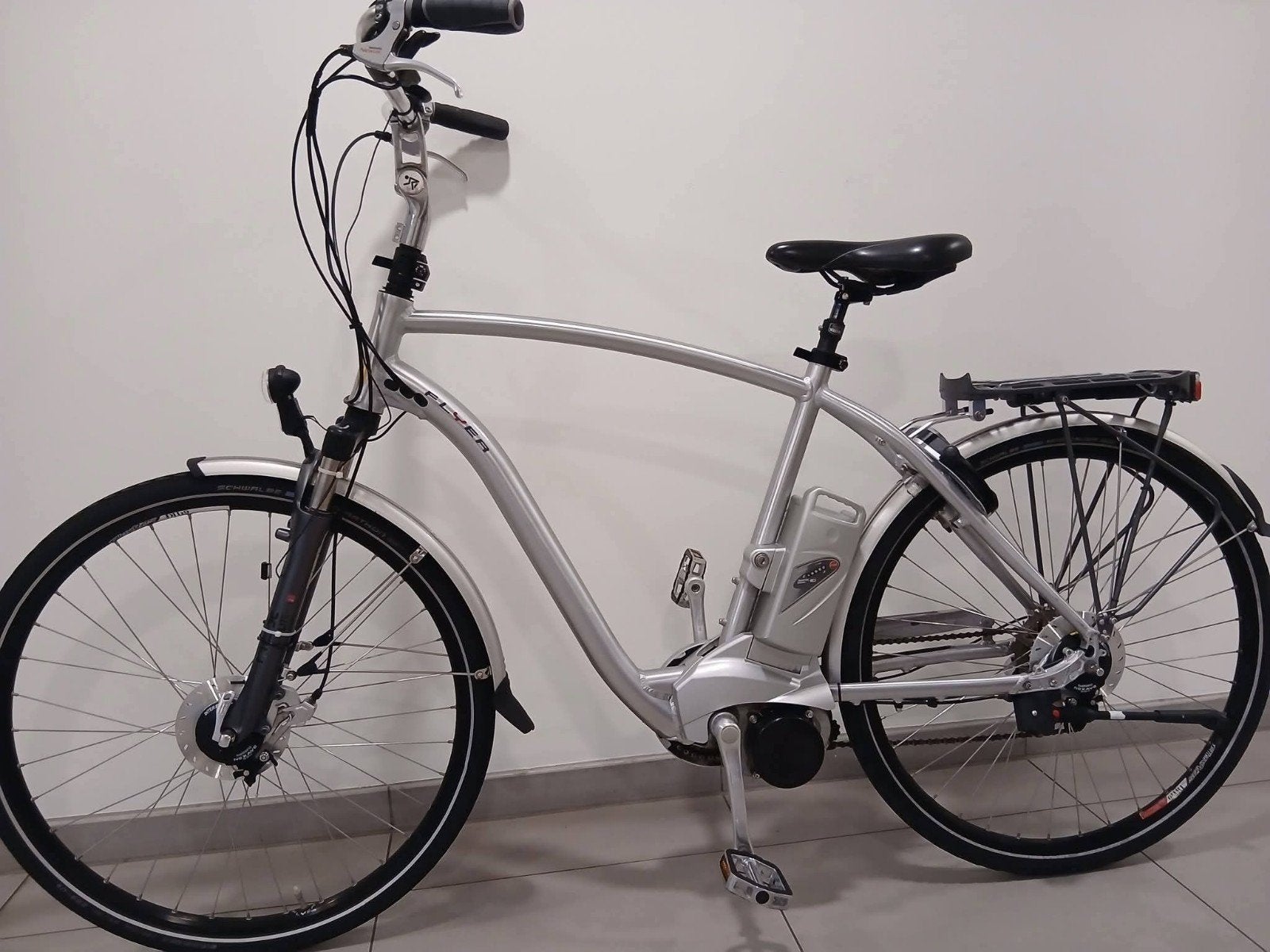 Flyer T8 H57 elektrische herenfiets / e-bike izgst !, Fietsen en Brommers, Ophalen, Zo goed als nieuw