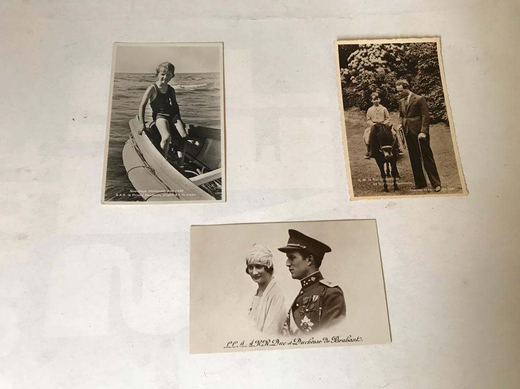 3 ansichtkaarten Koninklijk Huis België., Ophalen of Verzenden, Nieuw, Buitenland, Kaart, Foto of Prent