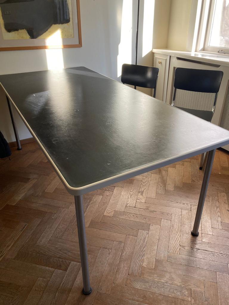 Gispen eettafel Dutch Design 200x90x77, Ophalen, Gebruikt, 200 cm of meer, 50 tot 100 cm
