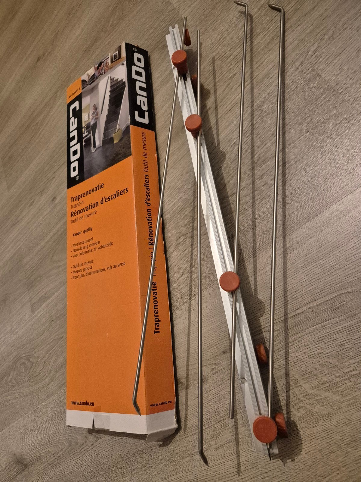 CanDo Trapspin meetinstrument voor traprenovatie, Ophalen, Gebruikt, Trap, Minder dan 2 meter