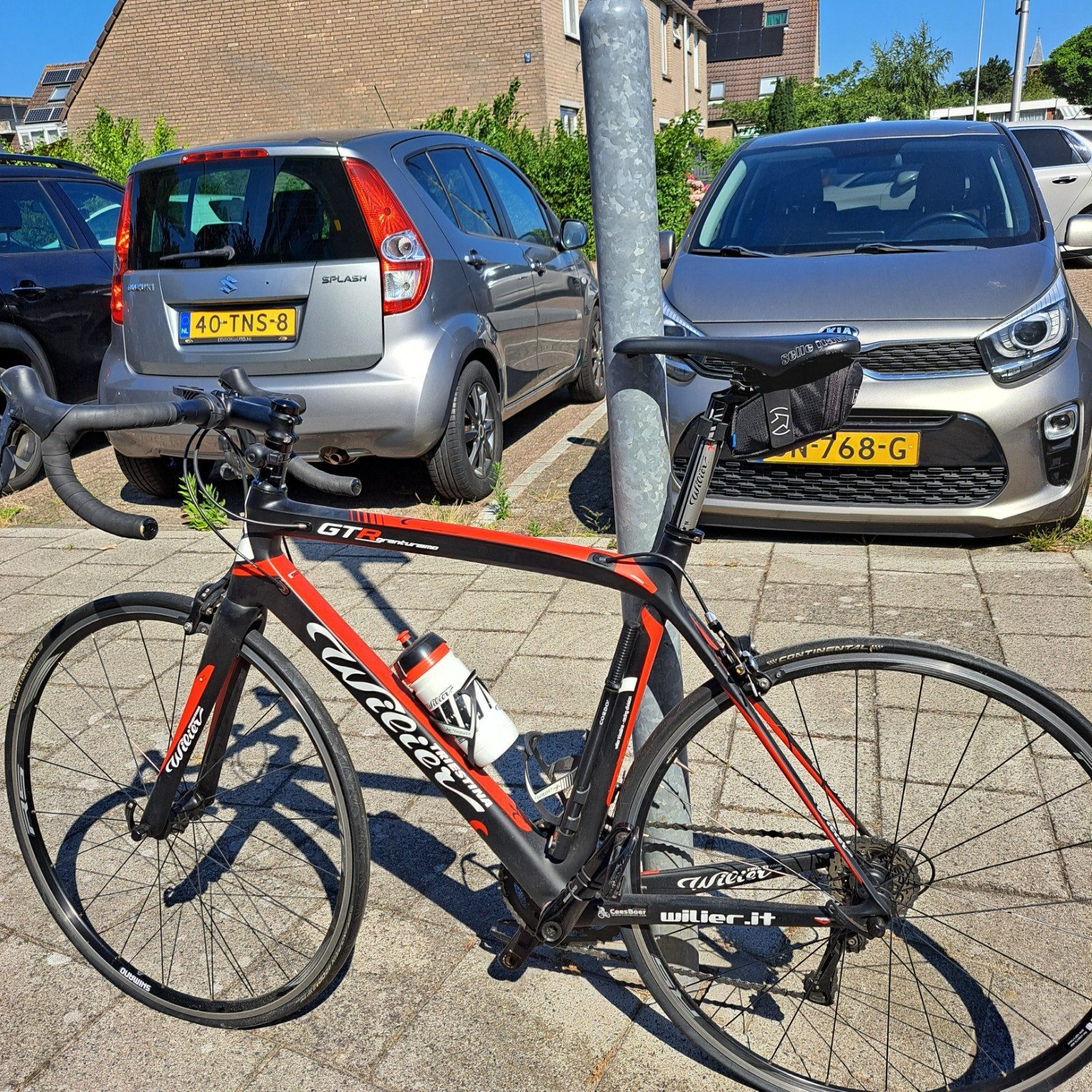 Racefiets Wilier GTR Carbon frame maat 56, Fietsen en Brommers, Fietsen | Racefietsen, Gebruikt, Carbon, 53 tot 57 cm, Ophalen