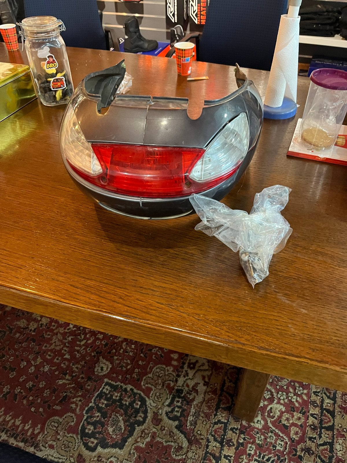 Peugeot Vivacity zij/achterkap met achterlicht en buddy slot, Ophalen of Verzenden, Gebruikt, Kap, Peugeot