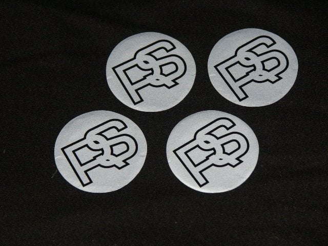 Ford Capri RS centercap stickers Zilver met Zwart opdruk., Auto-onderdelen, Ophalen of Verzenden, Nieuw, Ford