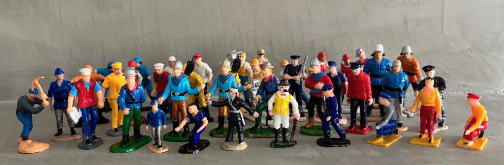44 Vintage Figuren, Ophalen of Verzenden, Gebruikt