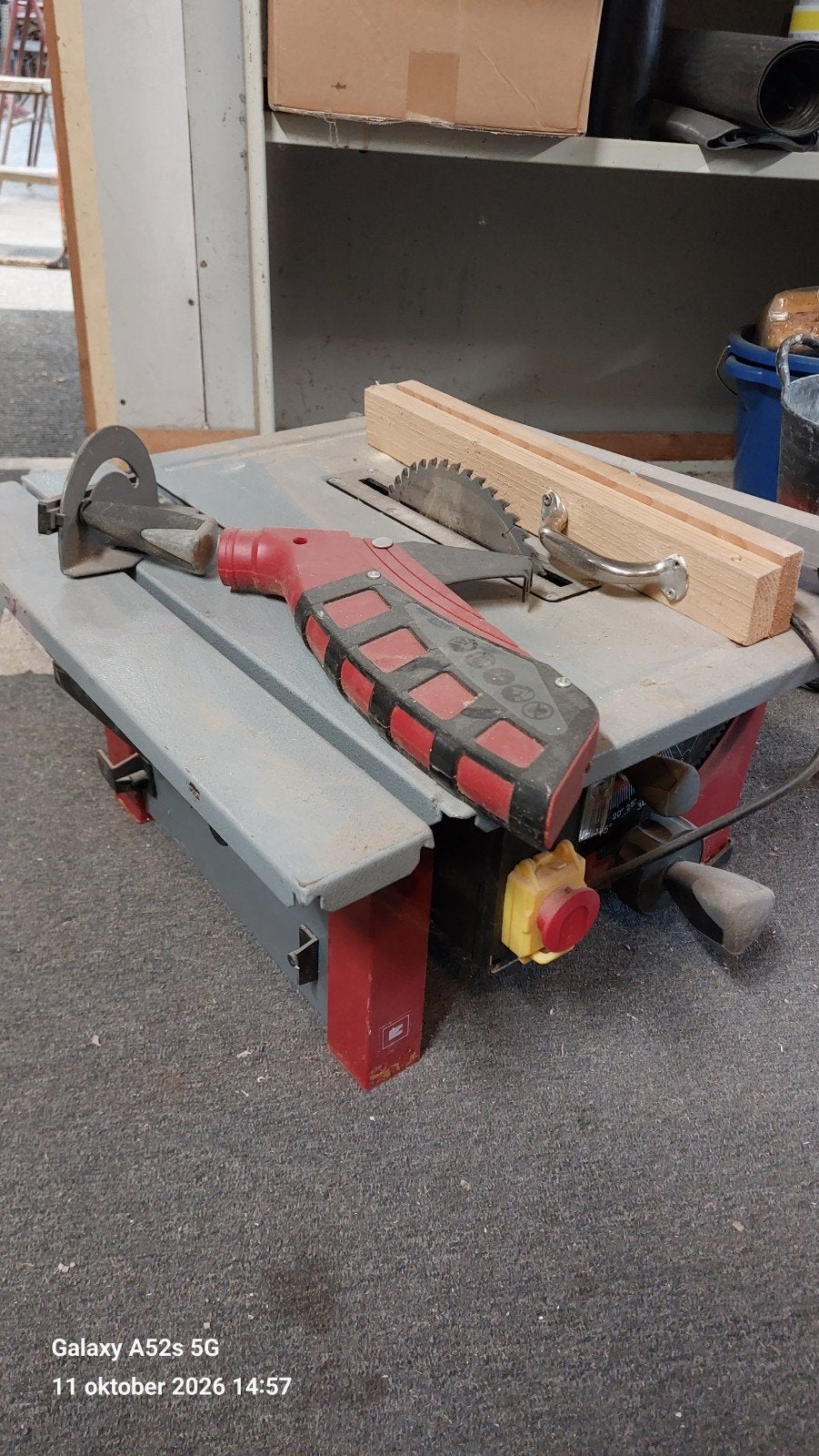Einhell tafelzaag - Compact en krachtig, Gebruikt, Cirkelzaag, Ophalen of Verzenden, 30 tot 70 mm