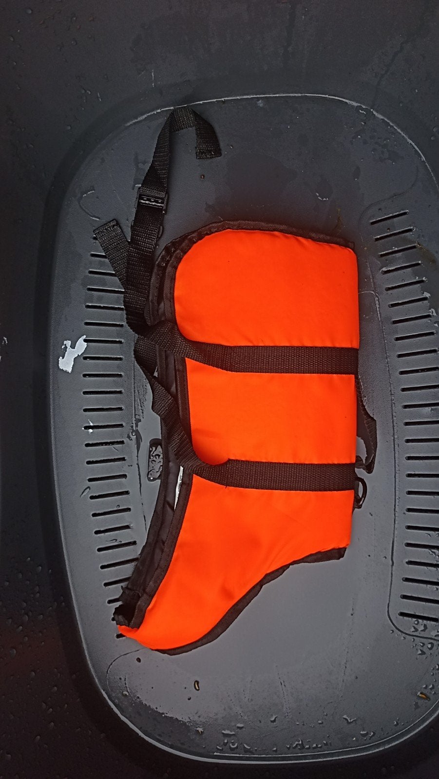 Oranje zwemvest voor de hond, Dieren en Toebehoren, Ophalen of Verzenden, Zo goed als nieuw