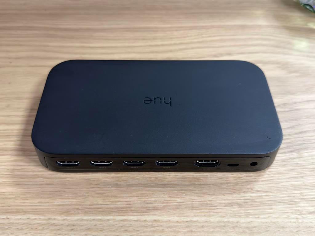 Philips Hue Sync Box - Goede staat, incl. kabels, Ophalen of Verzenden, Zo goed als nieuw