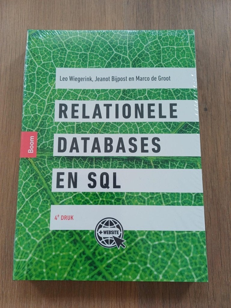 Relationele databases en SQL, Boeken, Ophalen of Verzenden, Beta, Nieuw, HBO