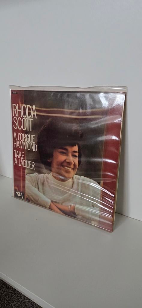 Rhoda Scott - A L'Orgue Hammond / Take A Ladder LP Vinyl, Beschermende buitenhoes, Ophalen of Verzenden, Gebruikt, 12 inch