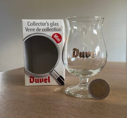 Duvel Collector's Glas Mini - Ongeveer 10cm hoog, Ophalen of Verzenden, Nieuw, Glas of Glazen, Duvel