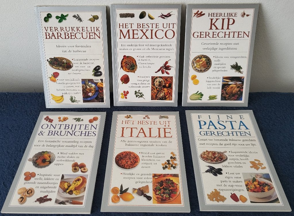 12 leuke kookboeken met heerlijke recepten NIEUW, Verzenden, Nieuw, Overige gebieden