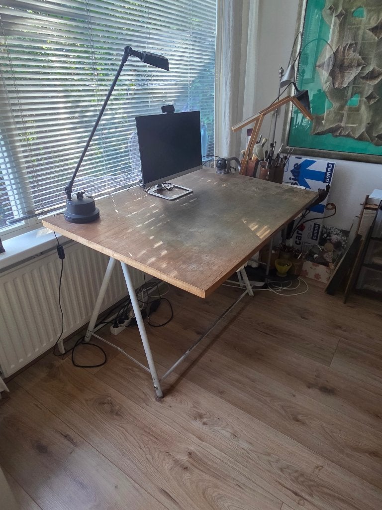 Tekentafel vintage, Doe-het-zelf en Verbouw, Ophalen, Gebruikt, Minder dan 130 cm