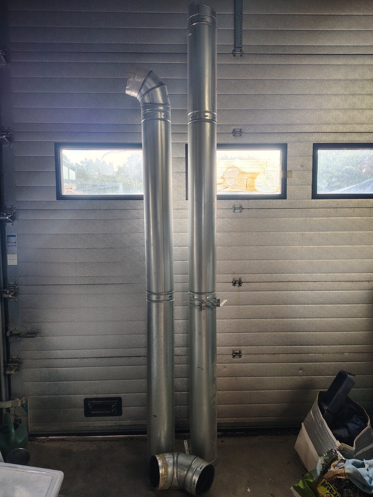 Metalotherm buizen 150mm - Rookgasafvoer, Doe-het-zelf en Verbouw, Gebruikt, Overige typen, Minder dan 60 cm, Ophalen of Verzenden