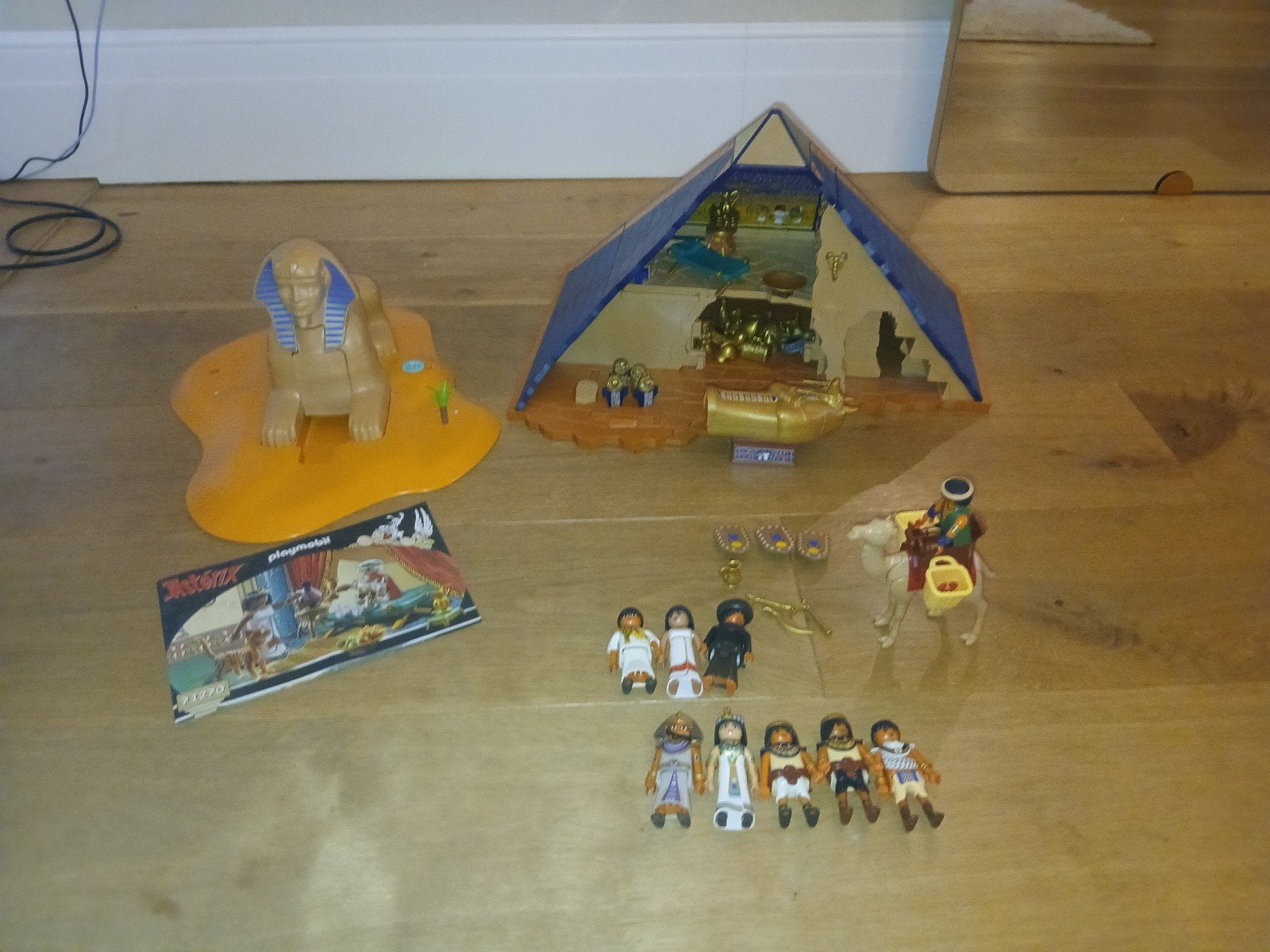 Playmobil History 5386 en Asterix en Cleopatra Piramide Set, Gebouw, Complete set, Ophalen of Verzenden, Zo goed als nieuw