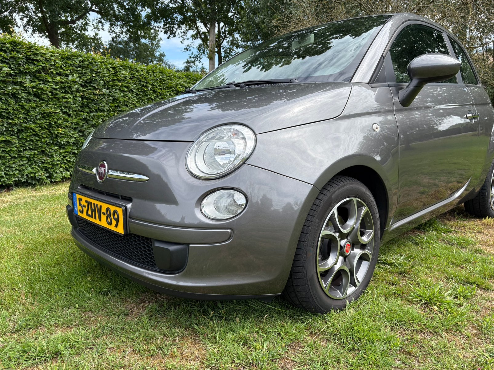 Fiat 500 0.9 Twinair (bouwjaar 2014), Auto's, Fiat, Particulier, Benzine, A, Hatchback, Handgeschakeld, Origineel Nederlands, Zilver of Grijs