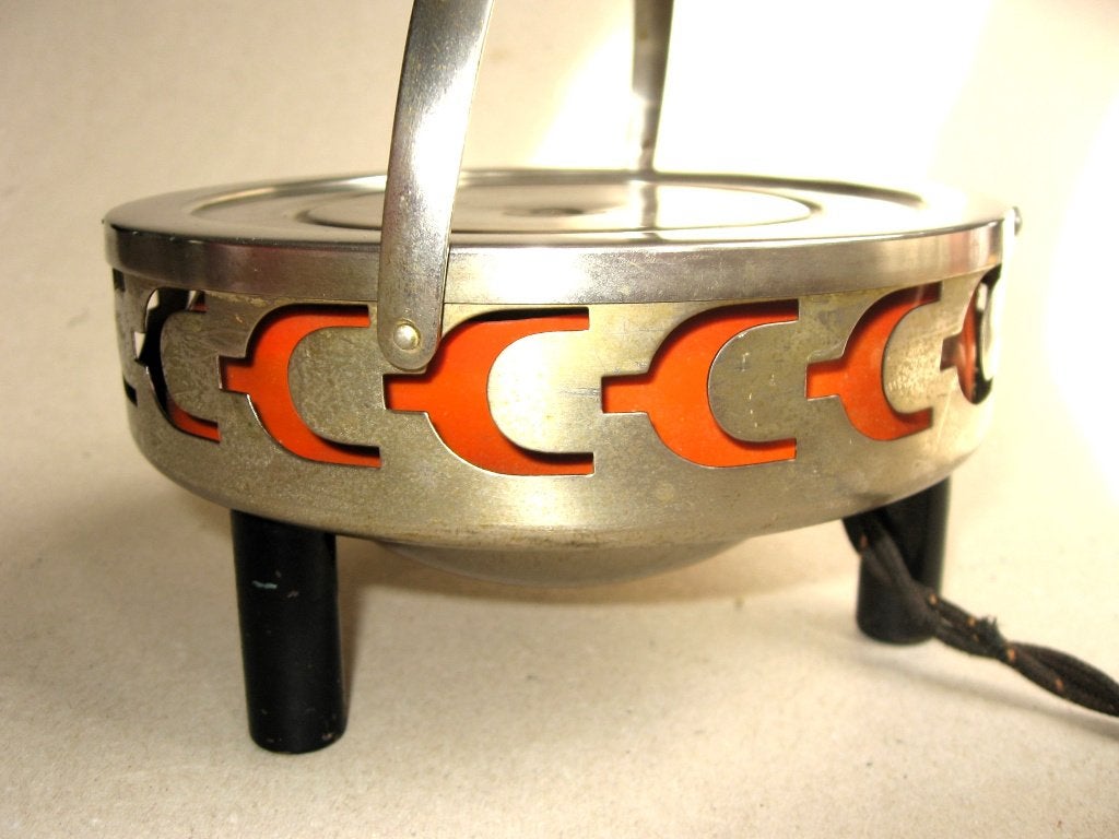 Art deco rechaud, warmhoudplaatje Daalderop jaren 30, Ophalen of Verzenden