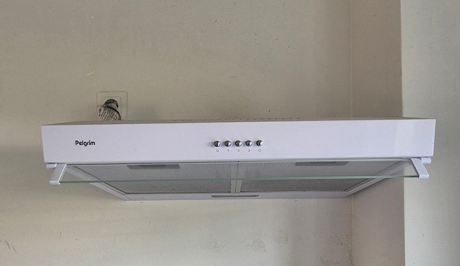 Pelgrim Afzuigkap Wit - Nieuw in Verpakking (4 stuks), Minder dan 200 m³ per uur, Onderbouw afzuigkap, Nieuw, Ophalen of Verzenden