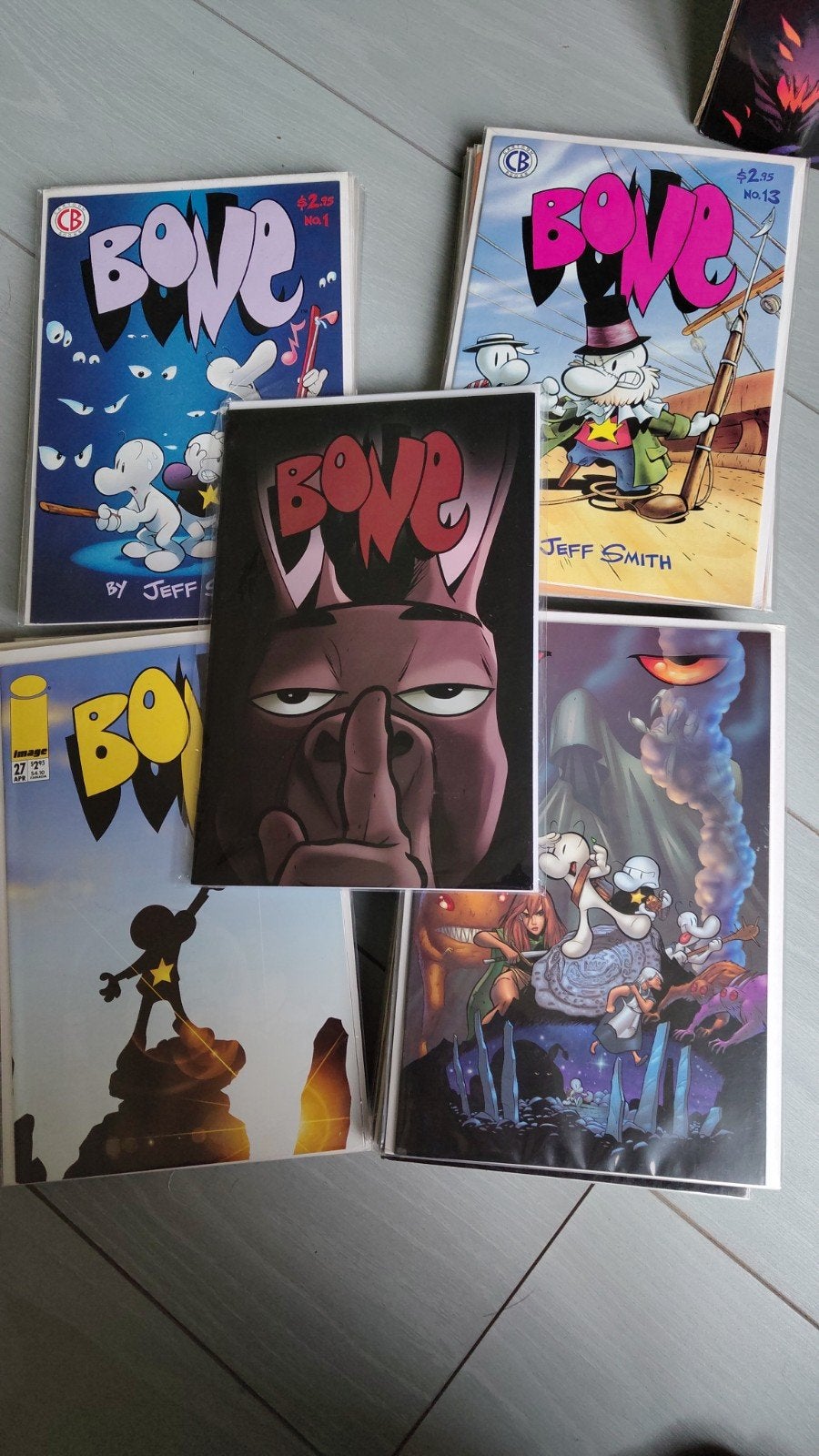 Bone complete serie #1 - #55 door Jeff Smith, Ophalen of Verzenden, Gelezen, Jeff Smith, Amerika