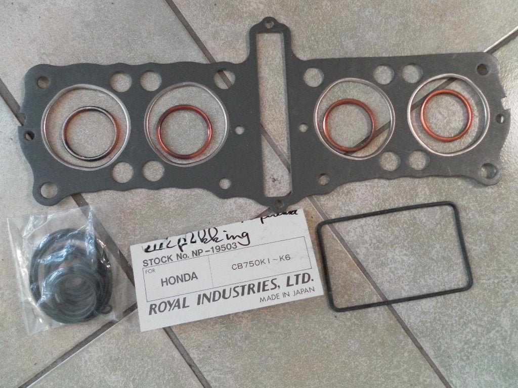deel pakkingset NOS kopp. Uitlpak o-r	cb750 k1-k6, Ophalen of Verzenden, Nieuw