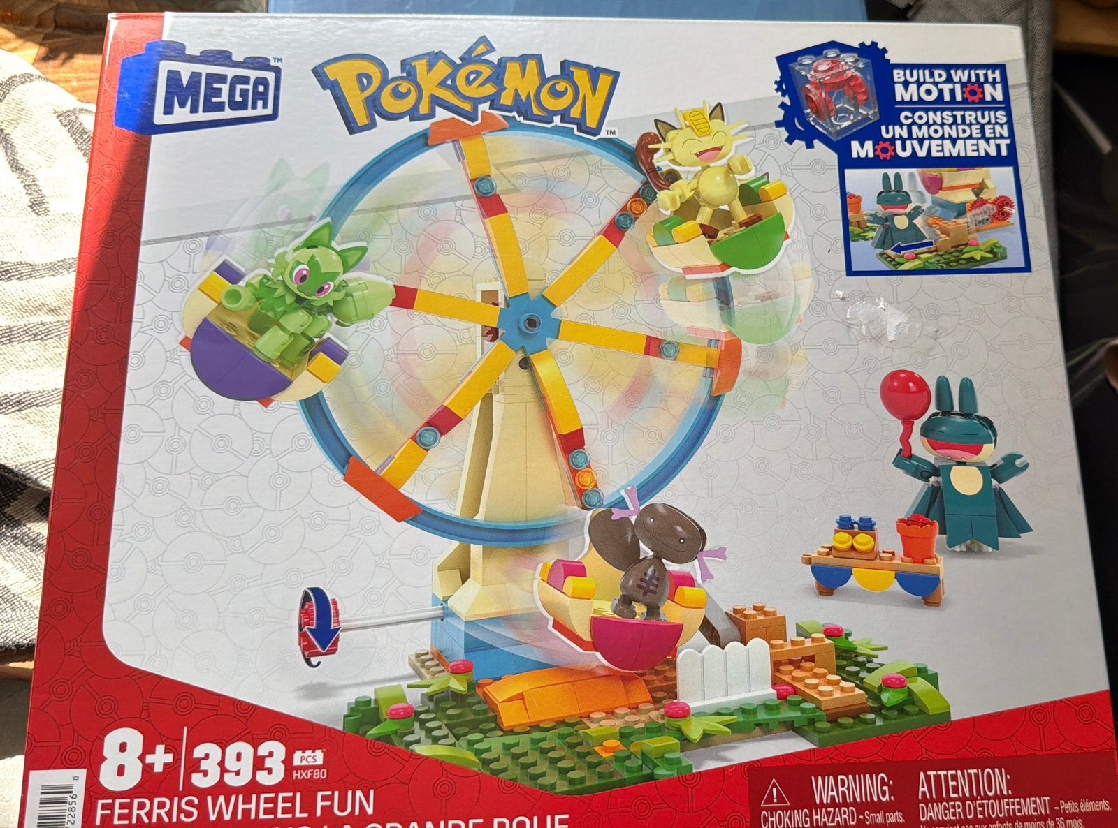 Mega Pokémon Ferris Wheel Fun Bouwset - Nieuw, Ophalen of Verzenden, Nieuw, Megabloks