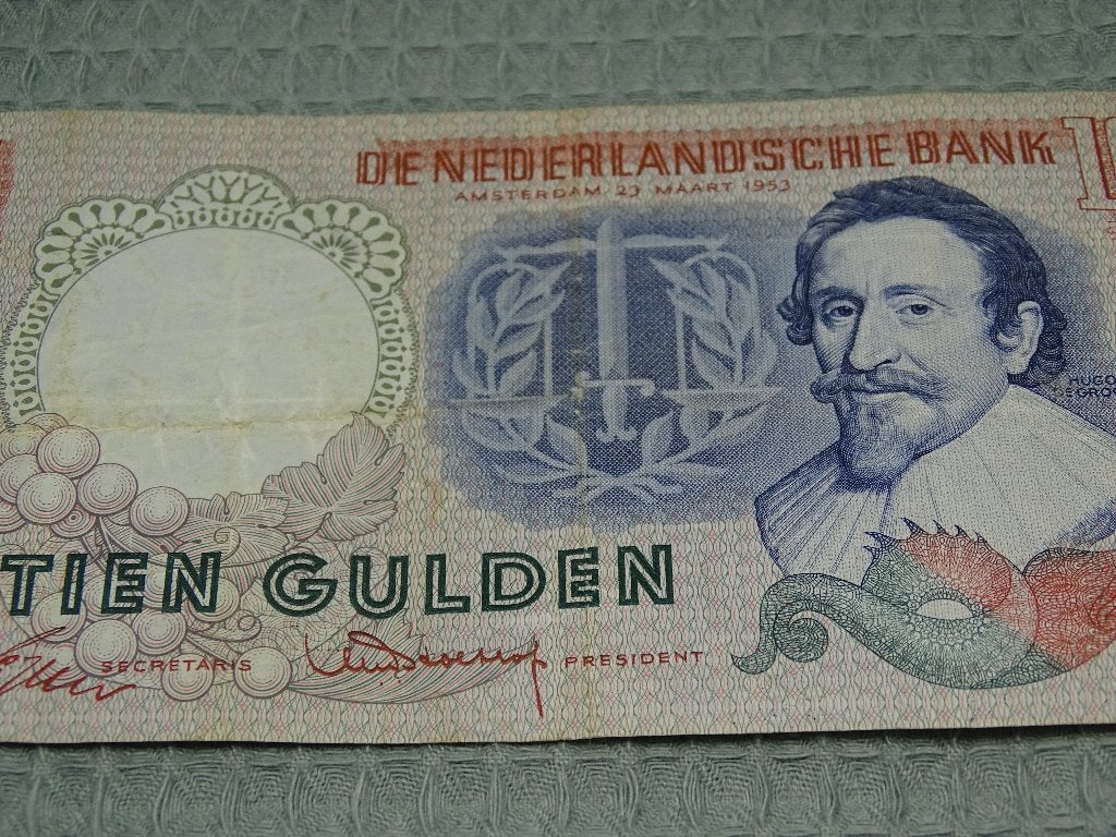 10 gulden, Verzenden, 10 gulden, Los biljet