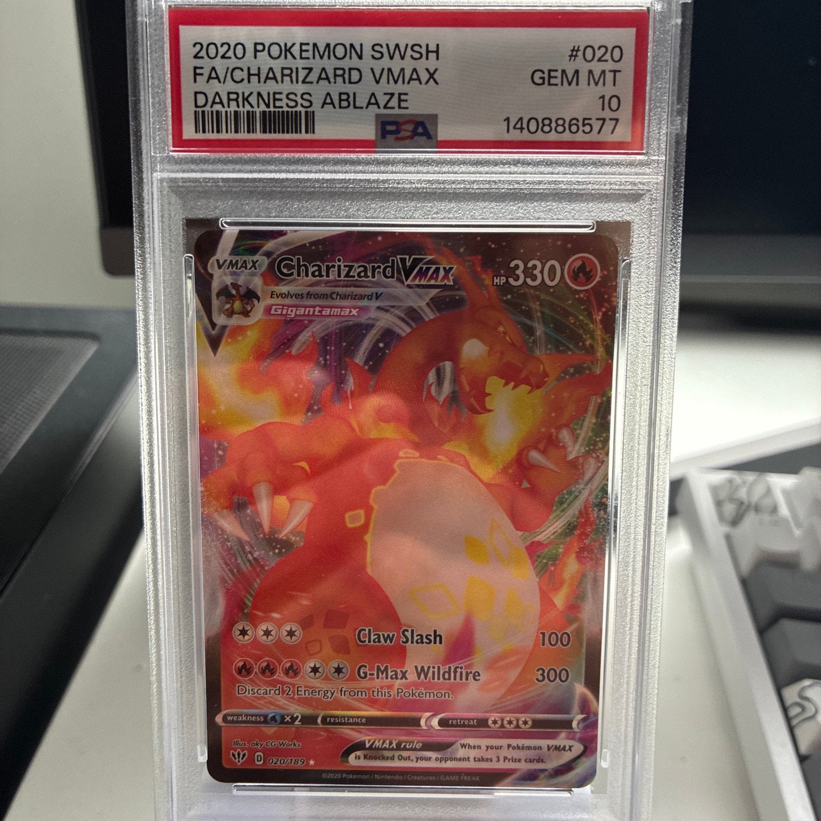 Charizard psa 10 uitstekende staat, Hobby en Vrije tijd, Verzamelkaartspellen | Yu-gi-Oh!, Ophalen of Verzenden, Zo goed als nieuw