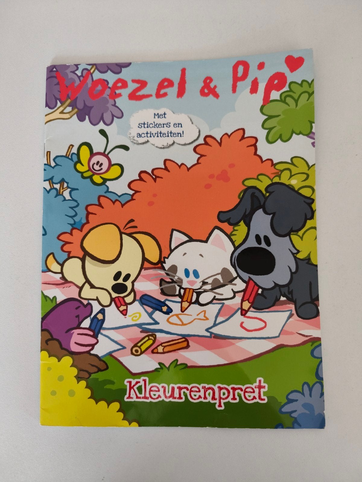 Woezel & Pip Kleurenpret: Kleurboek met Stickers & Activitei, Ophalen of Verzenden, Nieuw