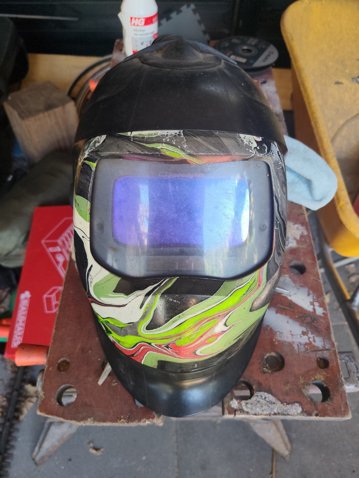 3M Speedglas 9100 Laskap - Topkwaliteit Lashelm, Doe-het-zelf en Verbouw, Gereedschap | Lasapparaten, Ophalen, Gebruikt, Overige typen