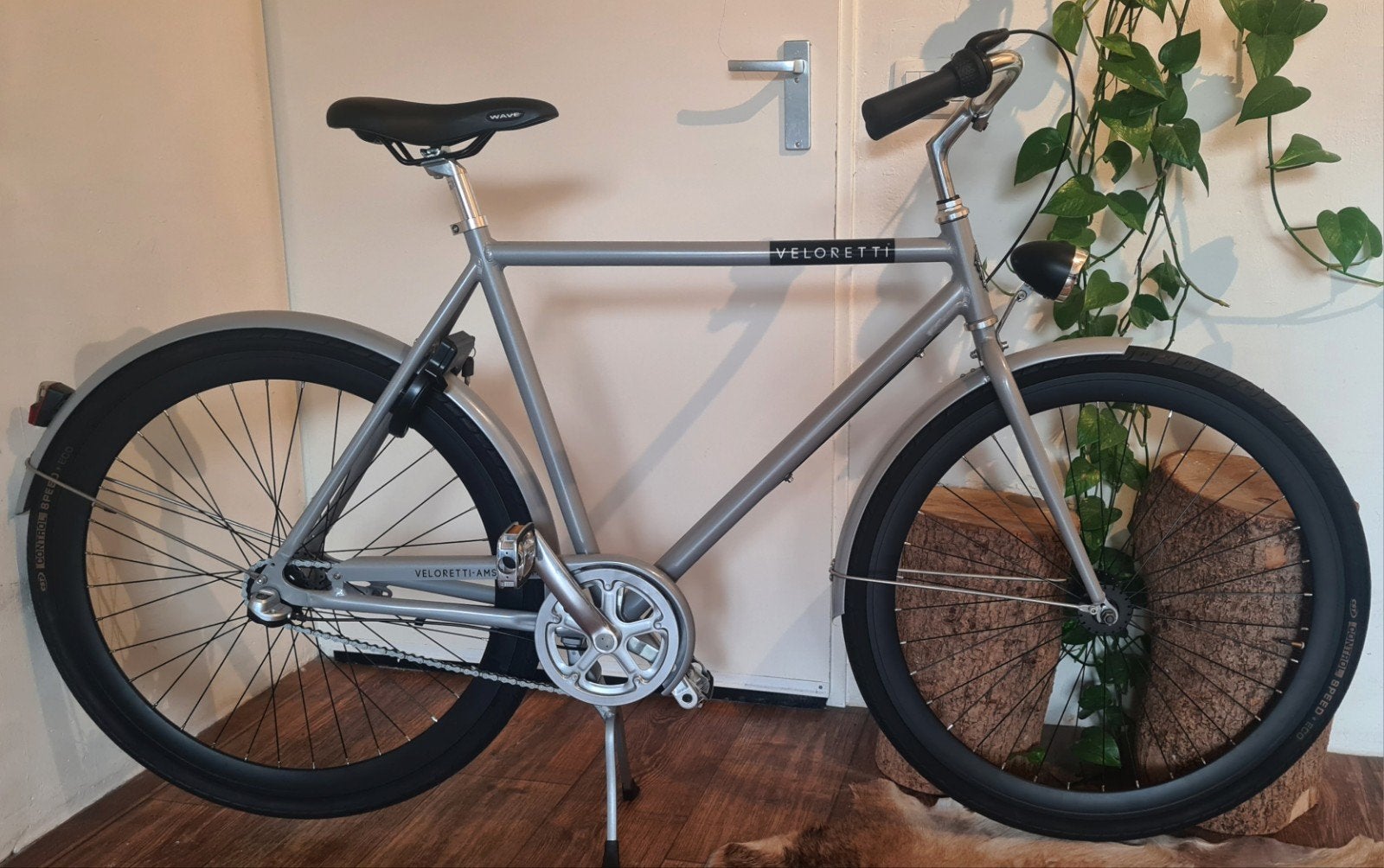 Lichtgewicht VELLORETI CAFÉRACER Herenfiets || Nexus 3-speed, Fietsen en Brommers, Ophalen, Zo goed als nieuw, Terugtraprem, Versnellingen