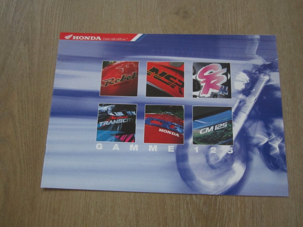Honda o.a. NSR 125 R / NX 125 / CRM 125 R folder 1995 ?, Ophalen of Verzenden, Honda